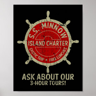 Vintage Funny Cruise Ship Retro Ships Boat Trip Poster
