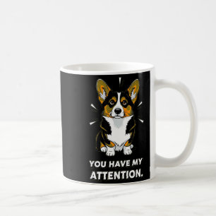 Vintage Funny Cute Corgi Dog Design For Men Women  Coffee Mug