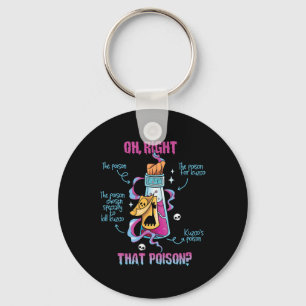 Vintage Funny Drink Me Oh Right That Poison-llama Key Ring