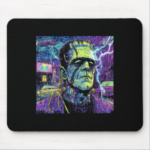 Vintage Funny Frankenstein Monster Lovers Spooky H Mouse Mat