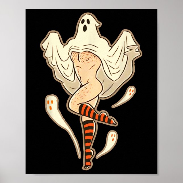 Vintage Funny Gay Halloween  Poster (Front)
