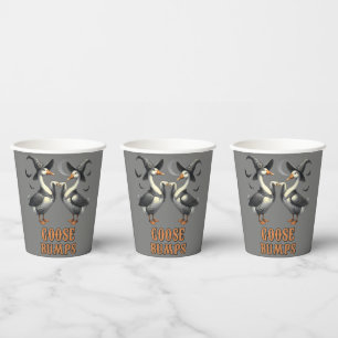 Vintage Funny Goose Bump Halloween Paper Cups