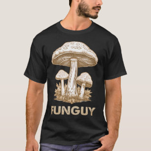 Vintage Funny Guy Funguy Funny Fungi Fungus Mushro T-Shirt