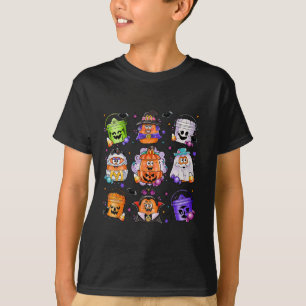 Vintage Funny Halloween Pumpkin Spooky Nuggets Chi T-Shirt