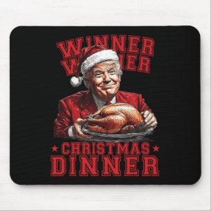 Vintage Funny Humourous Trump Winner Winner Christ Mouse Mat