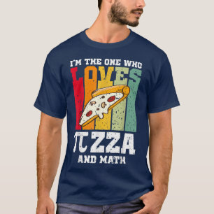 Vintage Funny Loves Pizza And Math Pi Day 2022 T-S T-Shirt