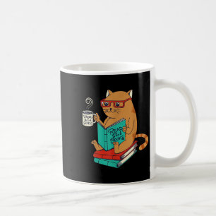 Vintage Funny Meme Drink Good Coffee And Read Good Mug
