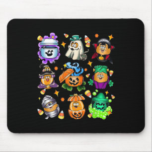 Vintage Funny Nuggets Meal Bucket Halloween Spooky Mouse Mat