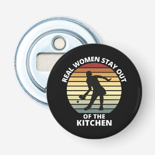 Vintage Funny Pickleball Women Bottle Opener