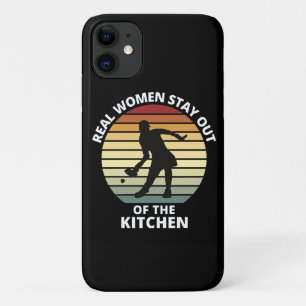 Vintage Funny Pickleball Women iPhone 11 Case