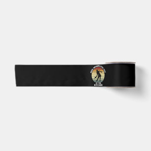 Vintage Funny Pickleball Women Satin Ribbon