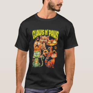 Vintage Funny Quirky Cats T-Shirt