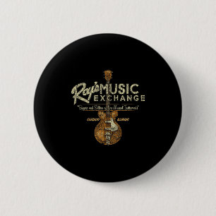 Vintage Funny Quote Ray's Clic Retro Music Lover G 6 Cm Round Badge