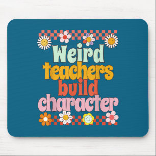 Vintage Funny Retro Motivational Teacher Retro Mouse Mat