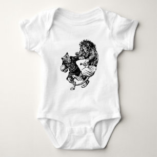 vintage funny rugby baby bodysuit