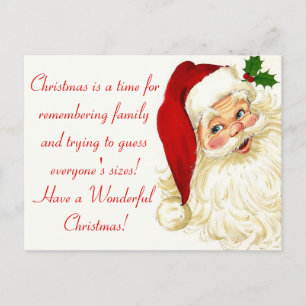 Vintage Funny Santa Claus Postcard