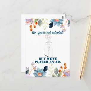 Vintage Funny Sarcastic Line Art Woman Postcard