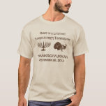 Vintage Funny Thanksgiving Meets Hanukkah T Shirt<br><div class="desc">Vintage Funny Thanksgivukkah T Shirt. Thanksgiving meets Hanukkah on November 28,  2013. Celebrate this once in a life time unique event.</div>