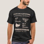 Vintage Funny Thanksgivukkah T-Shirt<br><div class="desc">Vintage Funny Thanksgivukkah T Shirt .Thanksgiving meets Hanukkah on November 28,  2013. Celebrate this once in a life time unique event.</div>