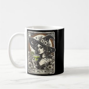 Vintage Funny The Salty Witch Tarot Card Tail Coffee Mug
