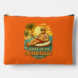 Vintage Funny Trump America's Gulf 2025 Accessory Pouch