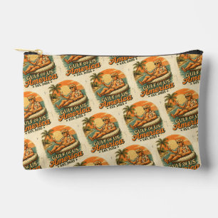 Vintage Funny Trump America's Gulf 2025 Accessory Pouch