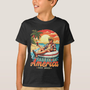 Vintage Funny Trump Shirt America's Gulf Trump Mer