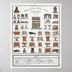 Vintage Furniture Poster