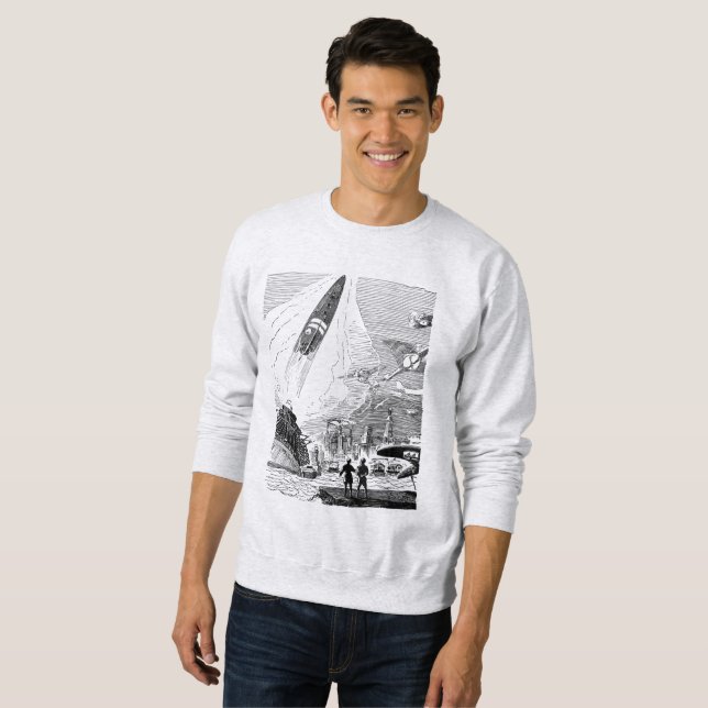 Vintage Futurism: Exploring the Exotic Frontiers Sweatshirt (Front Full)