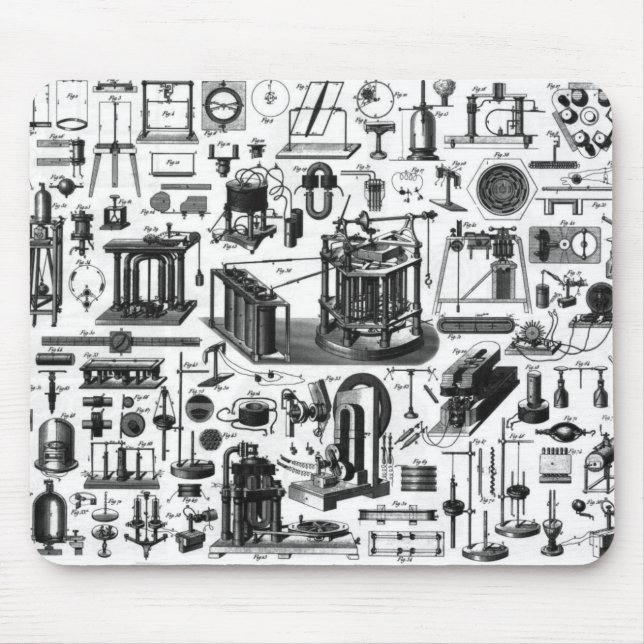 VINTAGE GADGETS MOUSE MAT (Front)