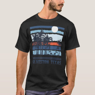 Vintage Galveston Texas Summer Travel 80s Beach So T-Shirt