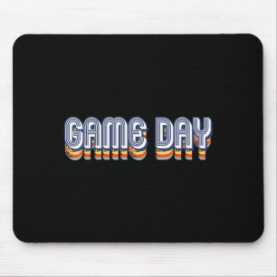 Vintage Game Day Retro Football Volleyball Soccer Mouse Mat