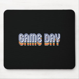 Vintage Game Day Retro Football Volleyball Soccer Mouse Mat