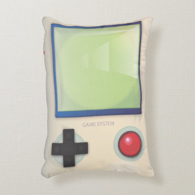 Vintage Game System Decorative Cushion (Front(Vertical))