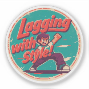 Vintage Gamer Badge_ Slow Motion, Big Vibe