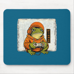 Vintage Gaming Frog Art Ukiyo Artwork Mouse Mat