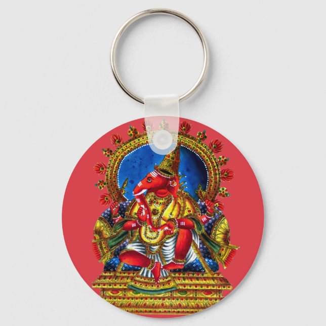 Vintage Ganesh Key Ring (Front)