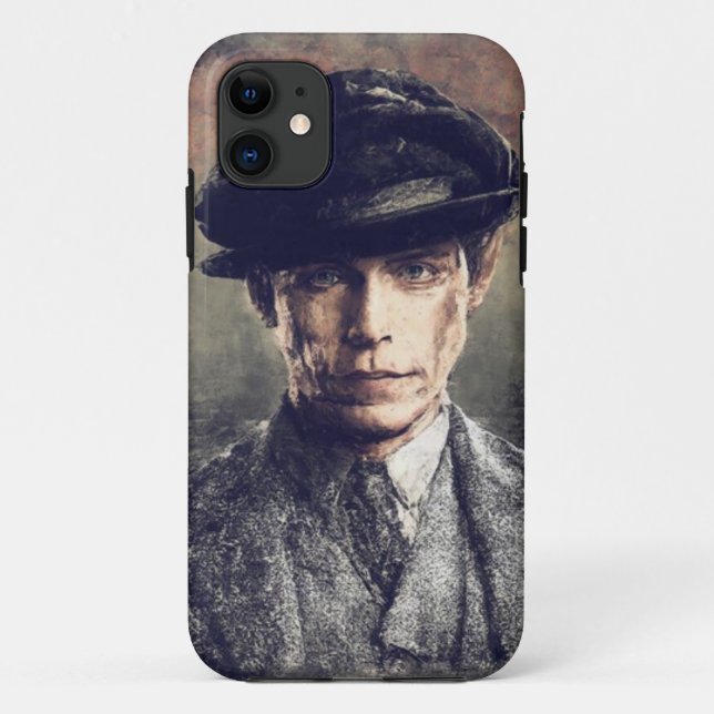 Vintage Gangster Portrait Mobile Case (Back)