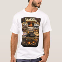 Vintage Garage Life Graphic Memory Photos for Dad 