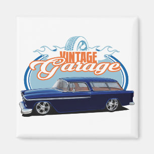 Vintage Garage Nomad Magnet