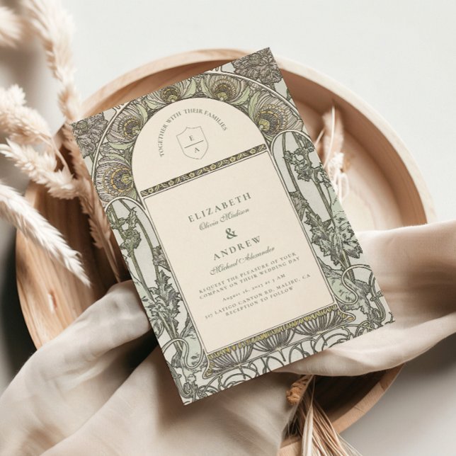 Vintage Garden Arch wedding Invitation (Creator Uploaded)
