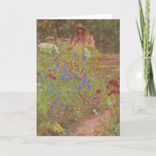 Vintage Garden Art - Allingham, Helen Holiday Card