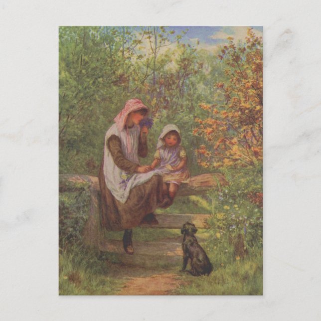 Vintage Garden Art - Allingham, Helen Postcard (Front)