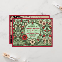 Vintage Garden Art Nouveau Wedding