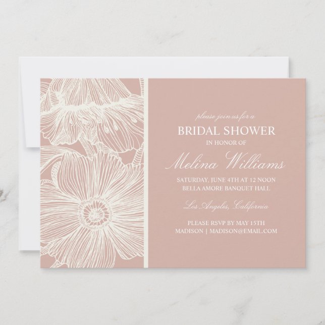 VINTAGE GARDEN | BRIDAL SHOWER INVITATION (Front)