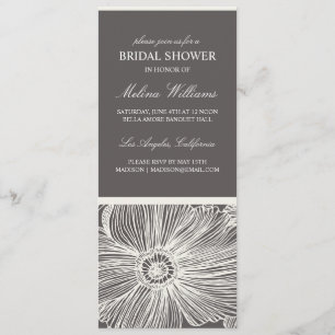 VINTAGE GARDEN   BRIDAL SHOWER INVITATION