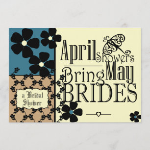 Vintage Garden Bridal Shower Invitation