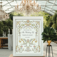 Vintage Garden | Colourful Luxe Wedding Welcome
