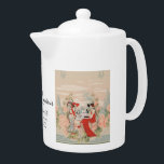Vintage Garden Floral Time for Tea Bridal Shower<br><div class="desc">Inspired by a beautiful frieze from the Smithsonian's public domain collection, this design features a beautiful garden landscape and two beautiful ladies having an afternoon tea. A delicate and elegant design for a bridal shower or an elegant "partea" for your best friends. Come and join the bride-to-be for an unforgettable...</div>
