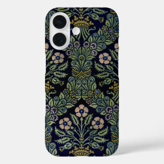 Vintage Garden Flower Wallpaper Pattern, Floral iPhone 16 Case